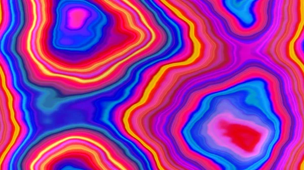 대리석 마 노 돌 돌 완벽 한 패턴 질감 배경-부드러운 표면과 네온 블루 핫 핑크 마젠타 노란색 색상 — 스톡 사진