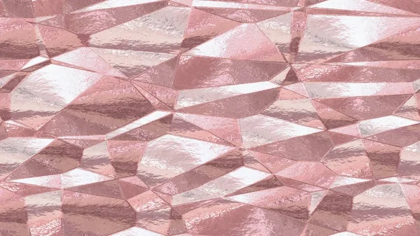 Fondo de textura patrón sin costuras - oro rosa hoja metálica de estaño de color — Foto de Stock