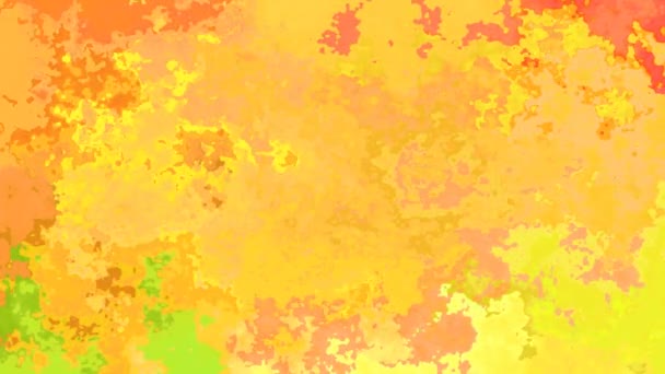 Abstract Animated Twinkling Stained Background Seamless Loop Video Watercolor Splotch — Stock Video