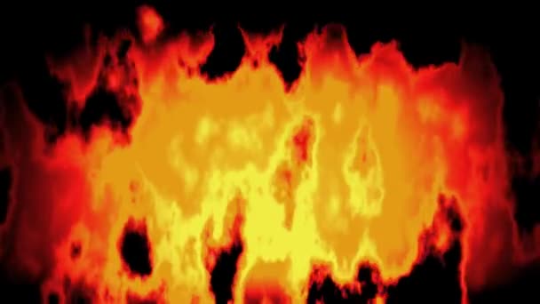 Animowany Bezszwowe Barwione Czerwony Efekt Migotliwy Ogień Pętla Streszczenie Tło — Wideo stockowe