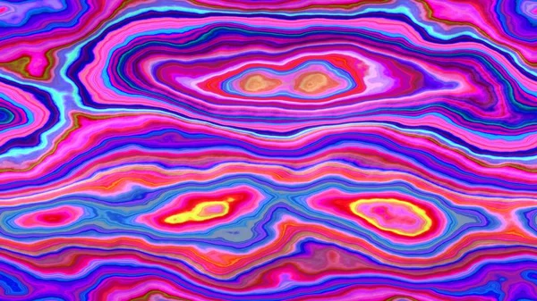 대리석 마 노 돌의 완벽 한 패턴 질감 배경-네온 블루, 핫 핑크, 보라색, 빨간색과 매끄러운 표면과 하이라이트 노란색 색상 — 스톡 사진