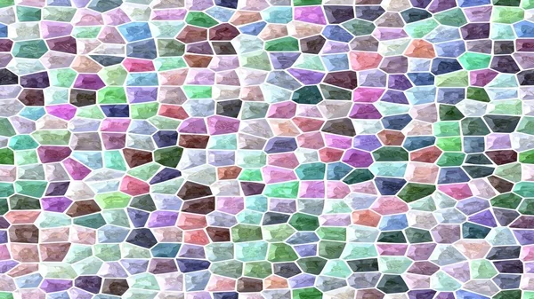 Beyaz harç ile yüzey zemin mermer mozaik model Dikişsiz arka plan-pastel tam renk spektrum