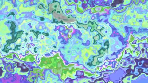 Abstract Geanimeerde Fonkelende Gekleurd Achtergrond Naadloze Lus Video Aquarel Spat — Stockvideo