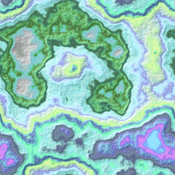Mármore ágata pedregoso padrão sem costura textura fundo - pastel pérola azul verde amarelo rosa violeta roxo cor com superfície áspera — Fotografia de Stock