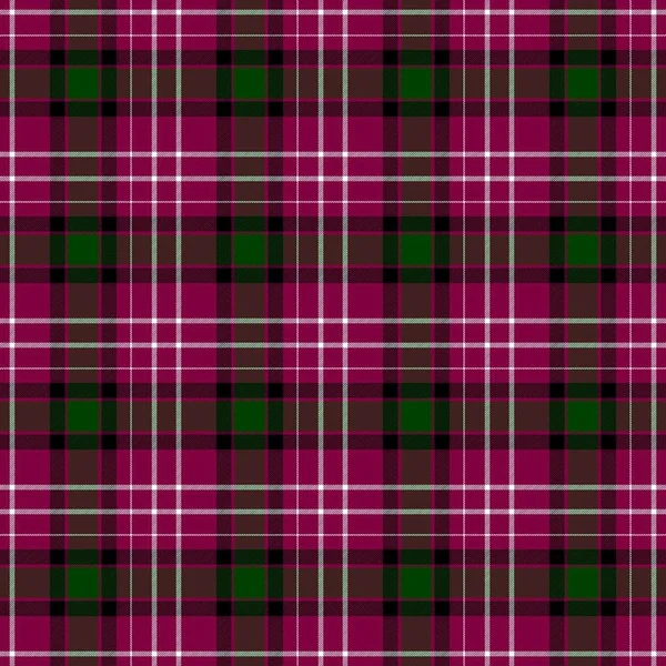 Carreaux de diamant tartan écossais carreaux kilt tissu sans couture texture fond - couleur rouge bordeaux, violet, violet, vert et blanc — Photo