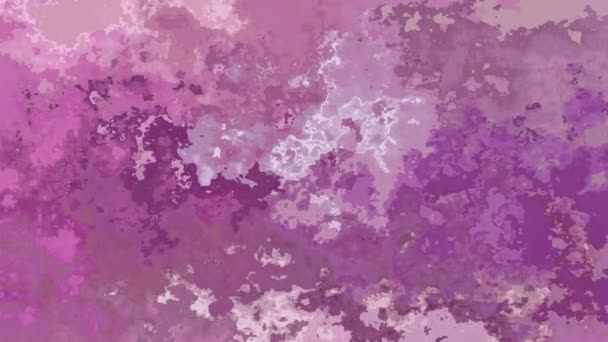 Абстрактное Анимированное Мерцание Окрашенный Фон Бесшовный Цикл Видео Эффект Акварели — стоковое видео