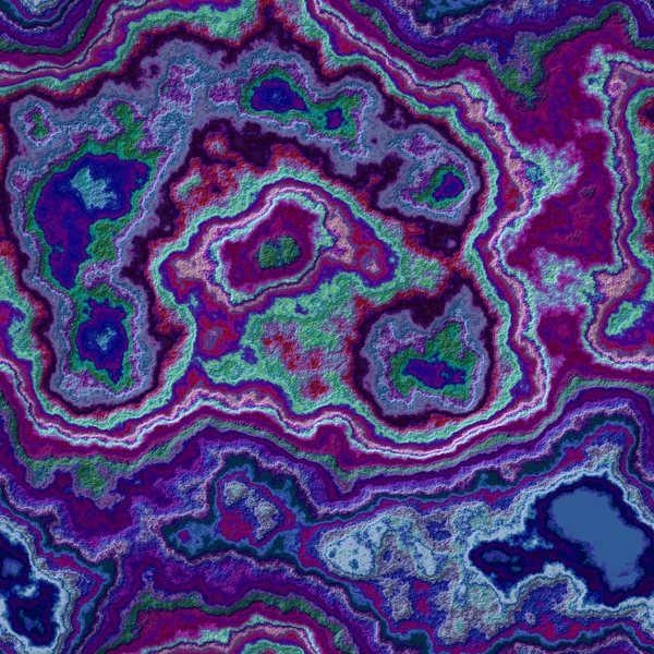 Márvány Achát köves varratmentes minta textúra háttér-lila lila kék zöld színű, durva felületű — Stock Fotó