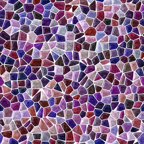 Piso de la superficie patrón de mosaico de mármol fondo sin costuras con lechada blanca - azul oscuro rojo burdeos marrón negro violeta —  Fotos de Stock