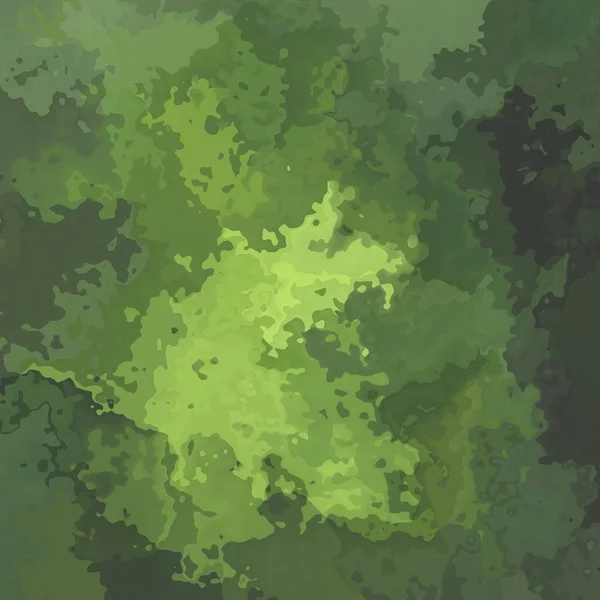 Soyut lekeli desen doku kare arka plan yaprak yeşil renk - modern boyama sanatı - suluboya leke etkisi — Stok fotoğraf