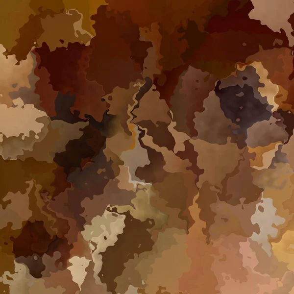 Abstracto manchado patrón textura rectángulo fondo marrón arena beige color - arte de la pintura moderna - efecto splotch acuarela — Foto de Stock