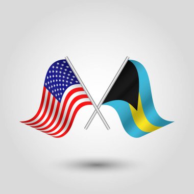 İkinci vektör, Amerika Birleşik Devletleri ve Bahamalar 'ın sembolü olan gümüş çubuklarda Amerikan ve Bahama bayraklarını geçti.
