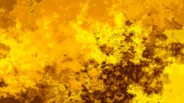 soyut animasyonlu twinkling lekeli arka plan dikişsiz döngü video - suluboya leke etkisi - renk altın sarı turuncu kahverengi