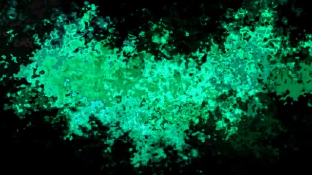 Abstrait Animé Scintillant Fond Teinté Boucle Vidéo Transparente Effet Tache — Video