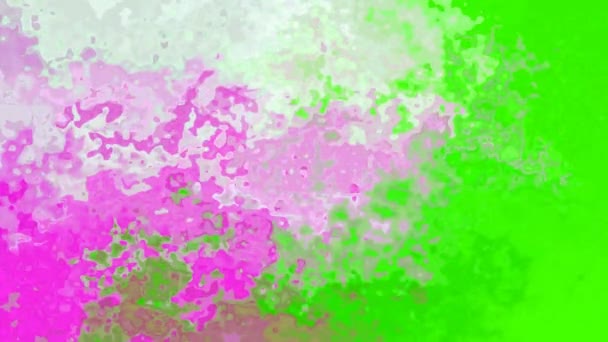 Абстрактний Анімований Твіст Вітражами Безшовний Цикл Відео Ефект Акварельної Плями — стокове відео