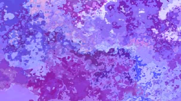Abstrakte Animierte Funkelnde Gefärbten Hintergrund Nahtlose Schleife Video Aquarell Kleckseffekt — Stockvideo