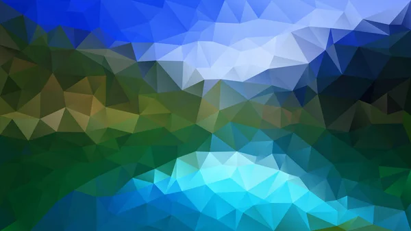 Vektor Abstrakt Unregelmäßiger Polygonhintergrund Dreieck Low Poly Pattern Farbe Himmelblau — Stockvektor