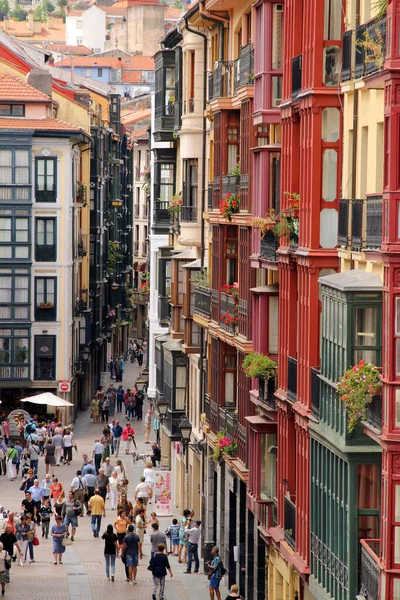 Gebäude Einem Viertel Von Bilbao — Stockfoto