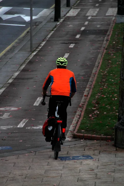 Radfahren Einer Städtischen Umgebung — Stockfoto