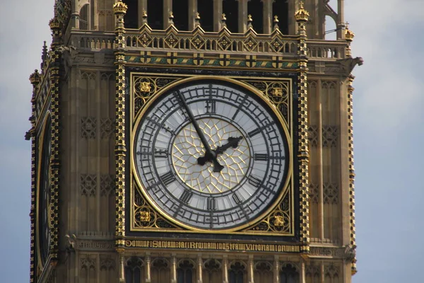 Big Ben Znany Również Jako Elizabeth Tower Londyn — Zdjęcie stockowe