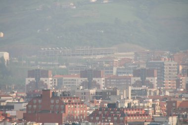 Bilbao şehrindeki şehir manzarası