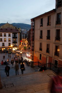 Bilbao şehrindeki şehir manzarası