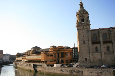 Bilbao şehrindeki şehir manzarası