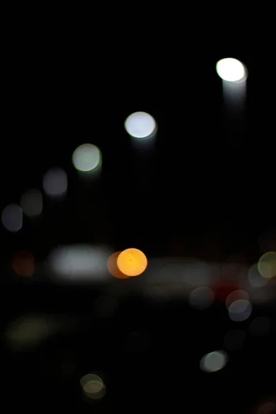 Bokeh Efektli Şehir Işıkları — Stok fotoğraf