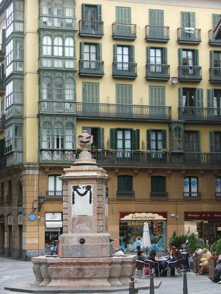 Gebäude Einem Viertel Von Bilbao — Stockfoto