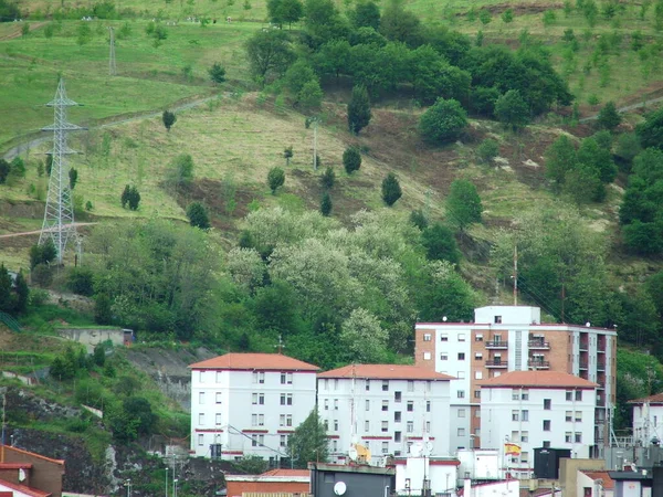 Gebäude Einem Viertel Von Bilbao — Stockfoto