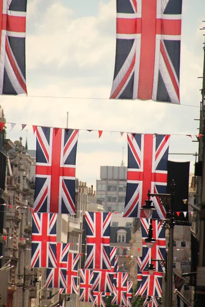 Unon Jack Vlag Londen — Stockfoto