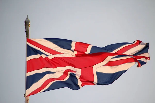 伦敦的Unon Jack国旗 — 图库照片