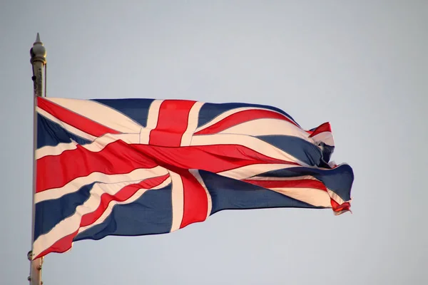 Flaga Unon Jack Londynie — Zdjęcie stockowe