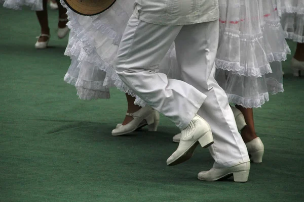 Bir Festivalde Meksikalı Halk Dansı — Stok fotoğraf