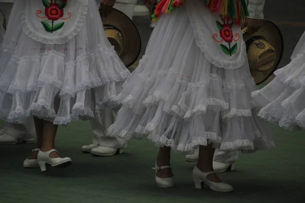 Mexikói Néptánc Egy Fesztiválon — Stock Fotó