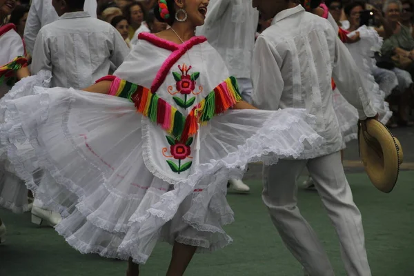 Dança Popular Mexicana Festival — Fotografia de Stock