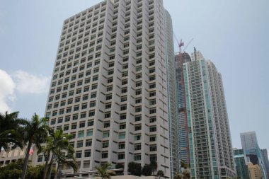 Miami şehir merkezinde bir bina.