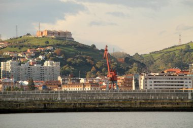 Bilbao nehrinin manzarası