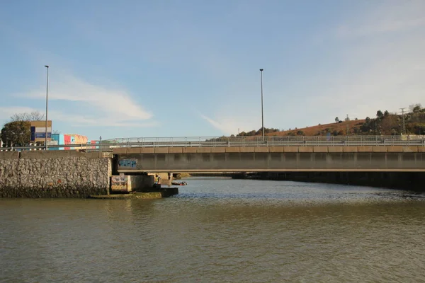 Vista Del Estuario Bilbao — Foto de Stock