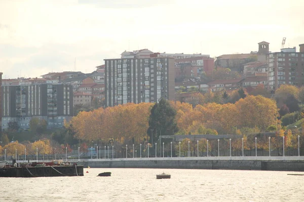 Vista Del Estuario Bilbao —  Fotos de Stock