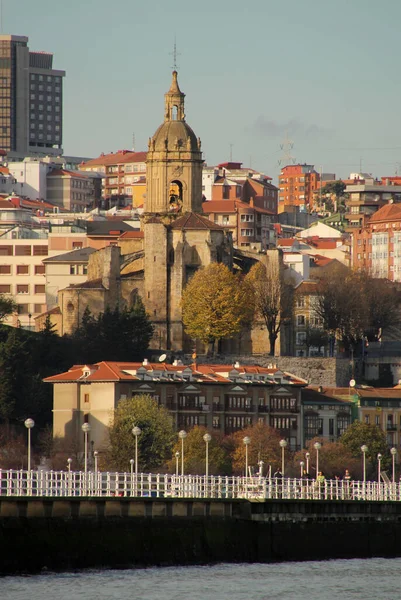 Vista Del Estuario Bilbao — Foto de Stock