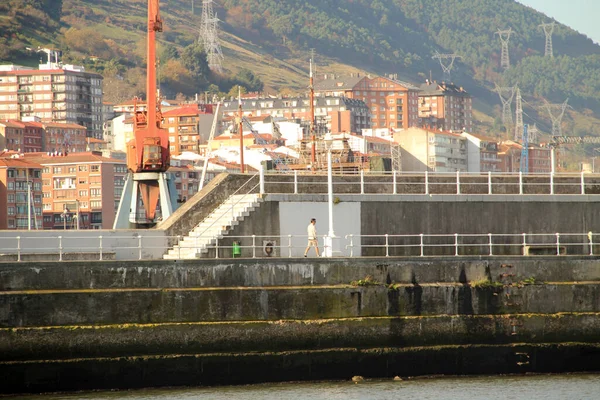 Vista Del Estuario Bilbao —  Fotos de Stock