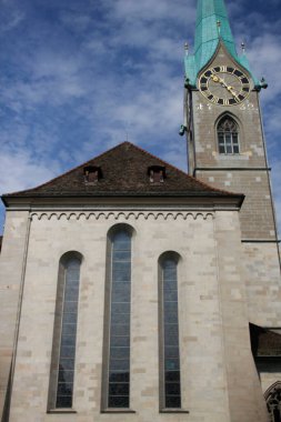 Zrich şehrinde şehir manzarası