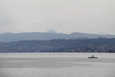 Zrich şehrinde şehir manzarası