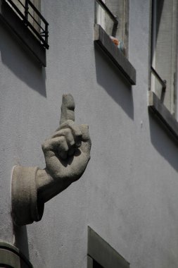 Zrich şehrinde şehir manzarası