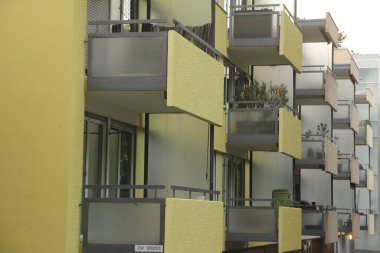 Zrich şehrinde şehir manzarası