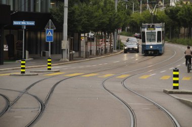 Zrich şehrinde şehir manzarası