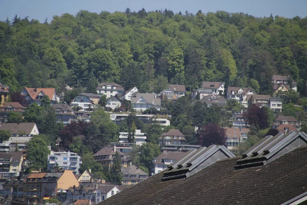 Vista Urbana Nella Città Zrich — Foto Stock