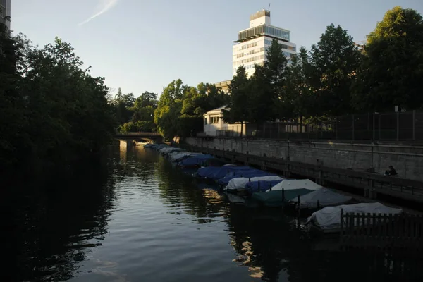 Widok Miasto Zrich — Zdjęcie stockowe