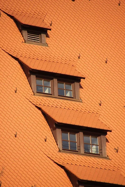 Vista Del Casco Antiguo Nuremberg — Foto de Stock