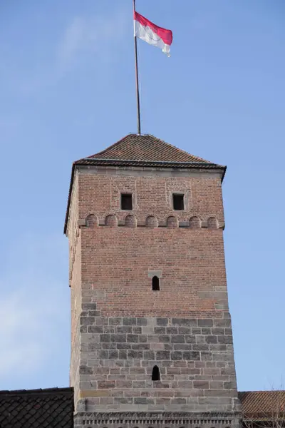 Vista Del Casco Antiguo Nuremberg —  Fotos de Stock